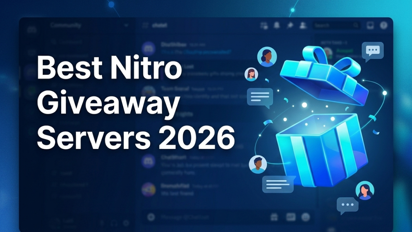 Best Discord Nitro Giveaway Servers in 2026