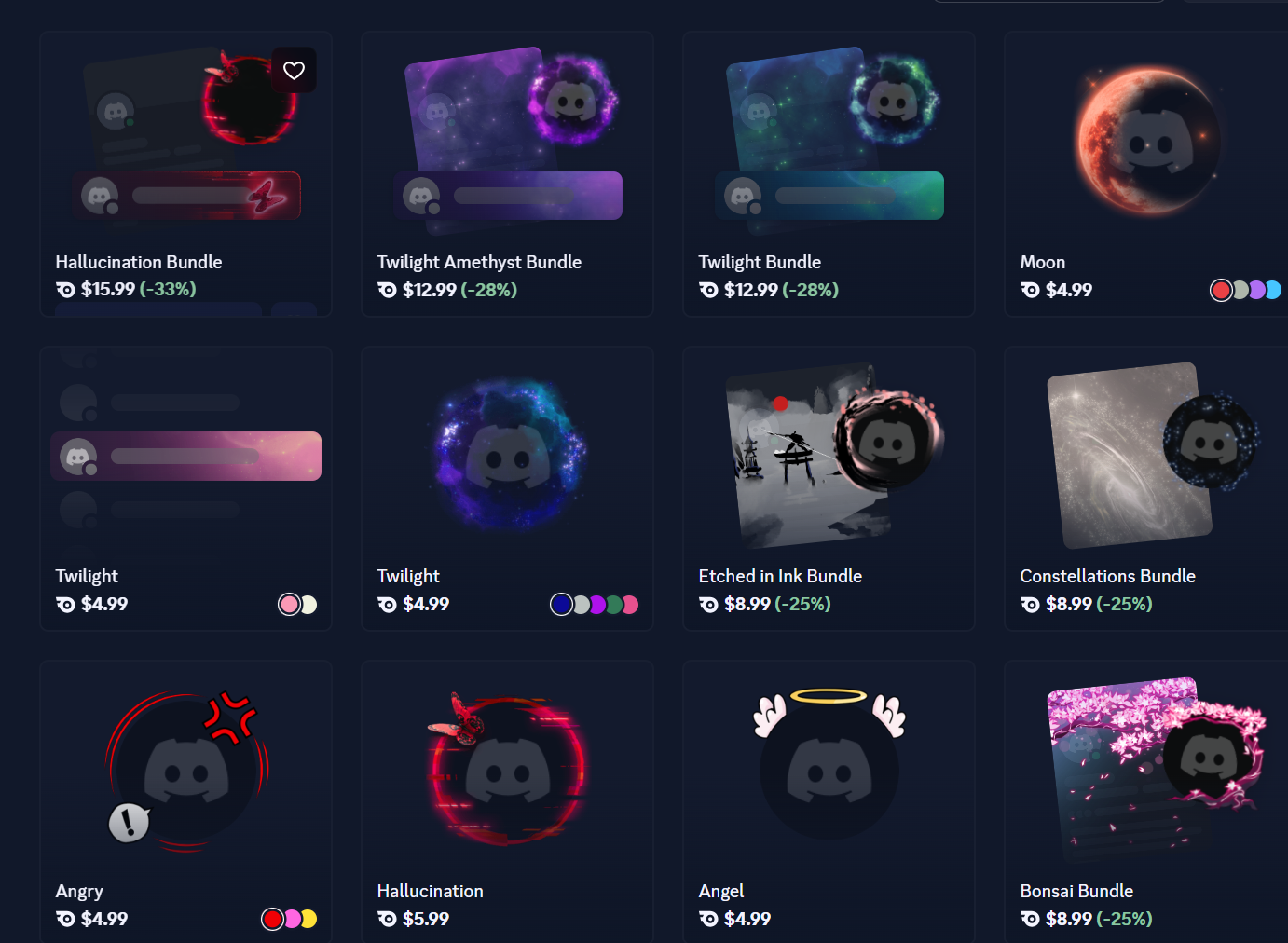 Profile Decoration Examples