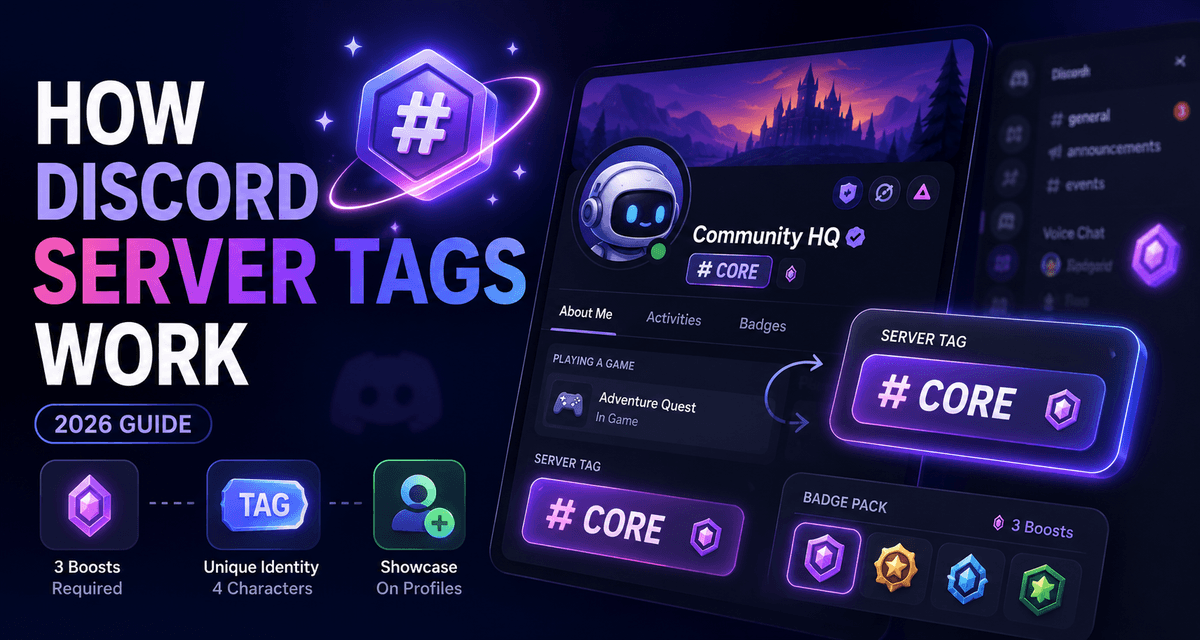 How Discord Server Tags Work in 2026